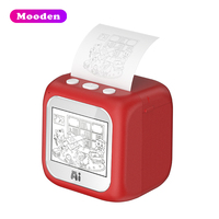F B6 AI Printer Termal Anak Tanpa Tinta Mini Printer Saku Portabel Mainan Edukasi Hadiah Untuk Anak Laki-laki Perempuan Grosir