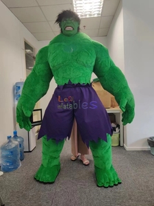 Costume de mascotte gonflable <span class=keywords><strong>Hulk</strong></span> de 2,2 m/7,2 pieds de haut, personnages de bandes dessinées, costume de mascotte gonflable pour adultes - Product Image 2