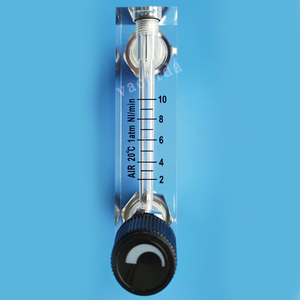 Rotamètre en verre, débitmètre à section variable, débitmètre à tube en verre pour gaz, rotamètre métallique LZM, rotamètre en verre à section variable pour gaz - Product Image 6