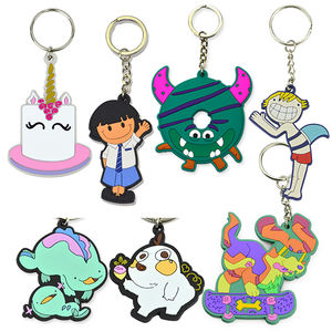 Llaveros Personalizados de PVC/Silicona/Goma Suave, 2D/3D, Impermeables, Ligeros, con Logotipo Personalizado, Tamaño Personalizado y Diseño de Ilustraciones Gratuito - Product Image 6