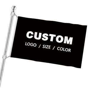 Wholesale Premium Fabric Good Quality Best Price Black Custom Flags <b>Banners</b> - Product Image 3