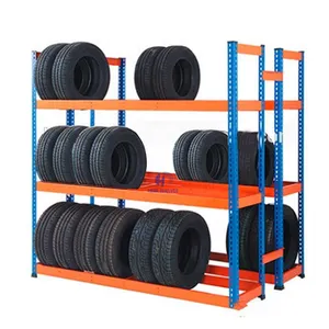 Heavy Duty Adjustable Raw Material Warehouse Storage Tire Rack Tire Storage Racking