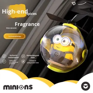 Ambientador de <span class=keywords><strong>Coche</strong></span> de Lujo con Diseño de Dibujos Animados, Clip de Ventilación de Fragancia de Plástico Sólido, Gel Ambientador con Diseño de Minions, Hello Kitty y Teddy - Product Image 5