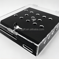 Boîtier de sécurité en acrylique personnalisé Jihong pour console de jeu vidéo, boîte à clé en acrylique pour PS4, PS4 Slim, PS4 Pro