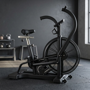 Bicicleta de Resistencia al Viento con Barra Superior Curva, Máquina de Fitness para Entrenamiento en Garaje sin Montaje Adicional - Product Image 3