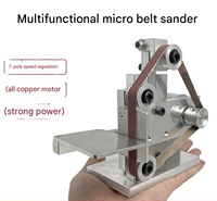 Ponceuse à bande micro-mini à angle fixe pour affûtage de couteaux, polisseuse DIY, machine à bois, machine abrasive