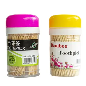 Various Styles Customization Bamboo Toothpicks Sturdy Smooth for Appetizers