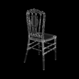 Offre Spéciale clair résine transparente Chiavari chaise blanc en plastique acrylique chaise de mariage en gros Phoenix Napoléon chaise - Product Image 6