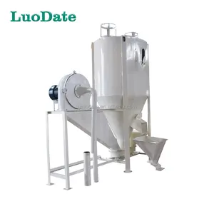 Small scale 500-2000 kg per hour vertical grinding and mixing machine for poultry and livestock mash feed