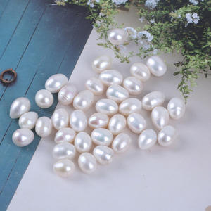 Perlas de Agua Dulce Naturales al por Mayor, Forma de Arroz, 8-9 mm, Partículas Dispersas para Anillos y Pendientes Hechos a Mano, Colores Surtidos - Product Image 4