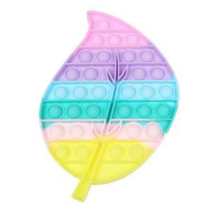 Logo personnalisable Nouveau Design Jouet de Décompression <span class=keywords><strong>Pop</strong></span> Rainbow Unicorn Push Sitting Bounce Toy - Product Image 6
