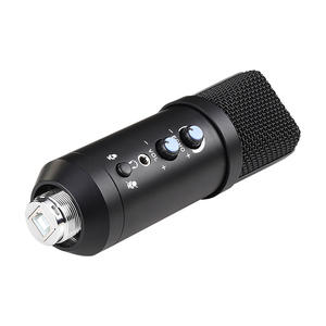 데스크탑 녹음 스튜디오 USB 콘덴서 마이크 삼각대 스탠드/에코/음소거/모니터 전화 PC <span class=keywords><strong>Skype</strong></span> 온라인 게임 Vlogging - Product Image 5