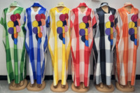 Robe longue de luxe élégante grande taille en coton Ankara pour femme africaine, style boubou kaftan, idéale pour l'été, les fêtes, le streetwear et les clubs