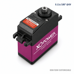 Servo <span class=keywords><strong>RC</strong></span> XQ-POWER XQ-RS413 13KG con Eje de Salida Único, Engranaje de Titanio 25T, Resistente al Agua, <span class=keywords><strong>6V</strong></span>, Venta al por Mayor de Fábrica - Product Image 1