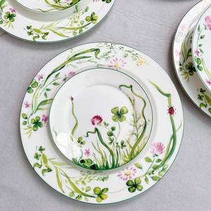 Venta al por mayor 41 piezas de estilo europeo de lujo para el hogar de hueso China juegos de cena y platos de porcelana cargador - Product Image 4