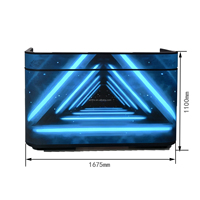 Table de présentation personnalisée avec écran LED P2.5, luminosité 800 nits et garantie de 2 ans pour la publicité intérieure et l'utilisation DJ