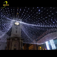 IP65 évalué 300 LED fenêtre rideau guirlandes lumineuses 3x3m PVC pour fête de mariage maison et jardin décorations de noël