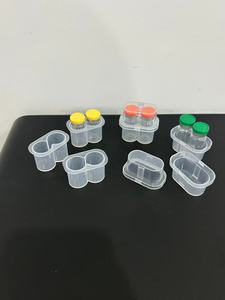 Großhandel 3ml 2-teilige Sterile PET-Fläschchen-Box Recycelbare Quadratische Impfstoff-Flasche Verpackung Aufbewahrungsbox Fläschchenhalter Etui Peptid - Product Image 3