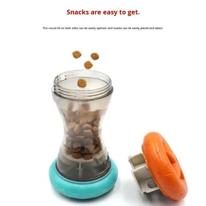 Giocattolo per Animali Domestici Eco-Friendly in Plastica Piccola, Automatico, per Gatti e Cani, con Puzzle di Alimentazione, Anti-Noia, a Blocco Rotante con Campanello, Resistente ai Morsi - Product Image 2