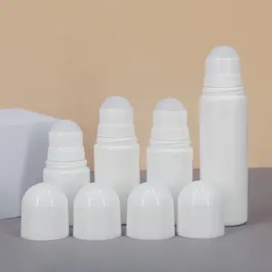 Botellas cosméticas vacías de bola de rodillo antitranspirantes botellas de plástico desodorante Roll On