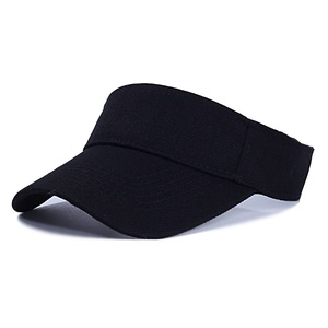 Casquettes à visière de sport en gros, visières ajustables en coton uni pour le cyclisme, le <span class=keywords><strong>tennis</strong></span> et le golf en extérieur - Product Image 3