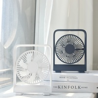 Nouveaux ventilateurs de table USB modernes et réglables - Ventilateur de bureau rechargeable 2000mAh