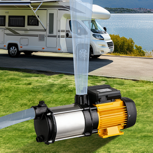 Pompe horizontale multi-étages économique en acier inoxydable pour le transfert <span class=keywords><strong>d</strong></span>'eau pure, <span class=keywords><strong>d</strong></span>'eau minérale et de boissons, avec réduction sur les achats en gros - Product Image 1