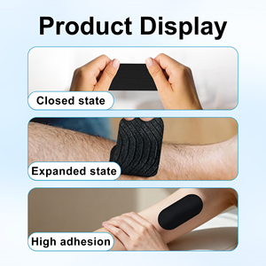 Bandes buccales en gros 100% imperméables hypoallergéniques 76x38mm pour dormir avec logo personnalisé - Marque RECOO 30 pièces/paquet - Product Image 4