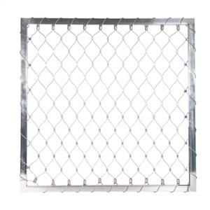 Factory-Direct H&F HF-CLF003 <b>Chain</b> Link Fence SS316 Helideck Perimeter Wire Mesh Safety Net Drop Safety <b>Rope</b> Nets Galvanized - Product Image 1