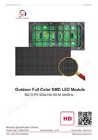 Panneau d'affichage LED extérieur P5 320x160mm, module vidéo extérieur, luminosité 5000cd, module LED SMD