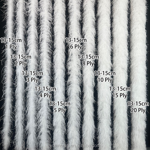 Vente en gros de boa en plumes d'autruche de 8 à 10 cm, longue écharpe en plumes pour la décoration de mariage, les vêtements, la décoration de fête - Product Image 2