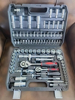 94 pièces Kit de réparation Socket Auto Set d'outils à main Outils de réparation automobile Mécanicien professionnel Boîte à outils à main Set