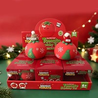 Nouveaux jouets Squishy géants de Noël en TPR souple à remontée lente, fruits (tomate, fraise), cerf, jouets anti-stress à presser, cadeaux de Noël