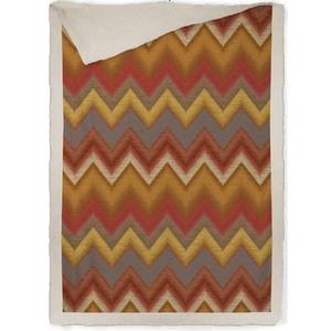 GIRARD LINE - Coperta Chevron in Flanella/Sherpa 150X200 CM - Product Image 1