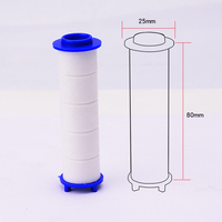 Pommeau de Douche Premium avec Bouton de Pause, Filtre en Coton PP, Douchette à Main pour Hôtels et Appartements, Design Moderne