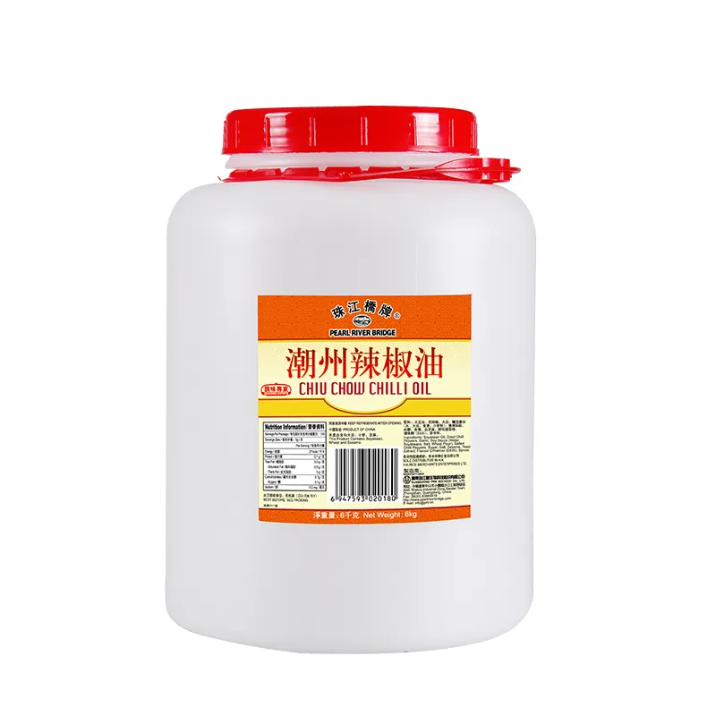 PRB Chu Chow Chilli Oil 6kg Pearl River Bridge for cooking, catering