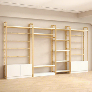 Espositore Pieghevole per Lingerie, Stand per Sfilate di Moda, Scaffali Decorativi per Boutique, Rastrelliera per Esposizione Abbigliamento - Product Image 1