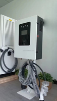 Chargeur rapide pour véhicules électriques DC mural commercial OCPP 1.6 à double pistolet CCS2 40 kW 60 kW