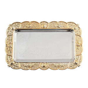 Plateau de service Plateau décoratif pour cadeau de mariage de vacances de pendaison de crémaillère - Product Image 5