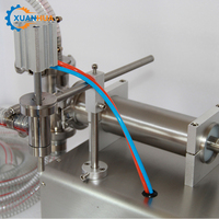 Semi-automatische vacuüm vloeistofvulmachine voor olie, wijn, sap, glazen verpakkingen, zakjes & zakken, te koop