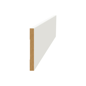 USA Canada <span class=keywords><strong>4</strong></span> Inch Màu Trắng Primed <span class=keywords><strong>MDF</strong></span> Phẳng Khuôn S4s Cổ Phiếu Phẳng Vỏ Ván Chân Tường Primed Ván Vuông Gỗ <span class=keywords><strong>MDF</strong></span> Phẳng - Product Image 2