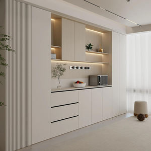 Salle à manger Salon Mobilier de maison Café moderne Bar Rangement Luxe <span class=keywords><strong>Blanc</strong></span> Bois <span class=keywords><strong>Buffet</strong></span> <span class=keywords><strong>Buffet</strong></span> Cabine - Product Image 4