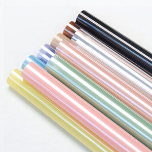Papier d'emballage imperméable de bouquet floral de film de gelée du cristal OPP de cellophane coloré par Offre Spéciale avec le revêtement de PVC - Product Image 4