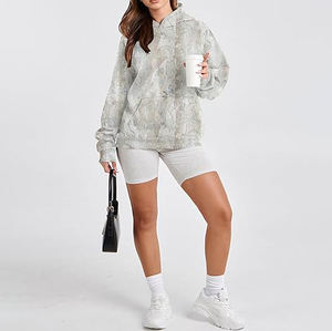 Sudadera Deportiva de Punto con Cierre y Cordón Ajustable para Mujer, Cuello Alto, Bordado 3D en la Parte Delantera, para Correr al Aire Libre, Venta al Por Mayor 2025 - Product Image 4