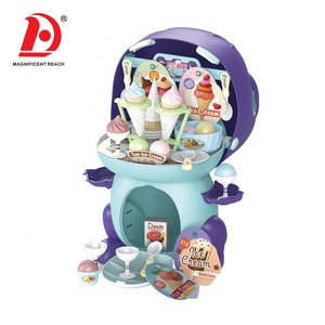 Jouets de <span class=keywords><strong>cuisine</strong></span> pour enfants HUADA, ensemble de maisons de <span class=keywords><strong>jeu</strong></span> d'imitation, jouets en plastique, petit dinosaure coulissant, boutique de crème glacée pour enfants - Product Image 4