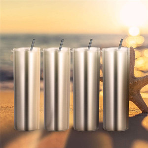 Vendible pequeño de acero inoxidable ajustados tapas claro para vasos 20oz flaco de vaso - Product Image 6