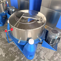 Machine de déshydratation centrifuge industrielle commerciale de 45 kg, diamètre 600 mm, extracteur d'eau pour l'industrie alimentaire, textile, hôtellerie