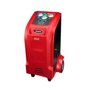 full automatic Flush Gas Recharging Recycling AC R134a Filling Car Machine Recovery Refrigerant pipe cleaning