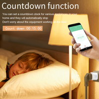 Prise Intelligente SIXWGH Tuya Bluetooth Adaptateur UE Domotique Équipement Électrique Plastique WiFi Compatible Google