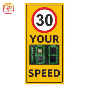 Affichage de chiffres de publicité LED à énergie solaire directe d'usine Panneaux de signalisation de <span class=keywords><strong>balise</strong></span> montés sur véhicule de 3 watts - Product Image 2